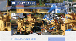 Desktop Screenshot of bluejaybarns.com