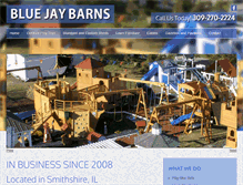 Tablet Screenshot of bluejaybarns.com